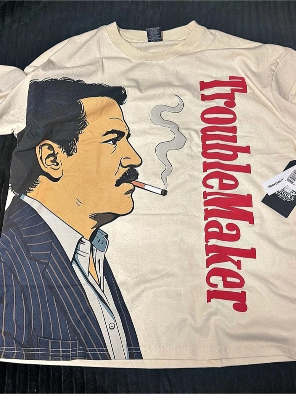 Crooks & Castles Trouble Maker Pablo Escobar Graphic Tee Troublemaker Graphic